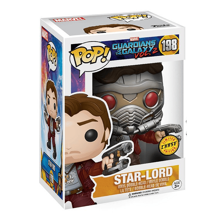 Star Lord Funko Pop Guardians Of The Galaxy Vol 2 198 Chase 3