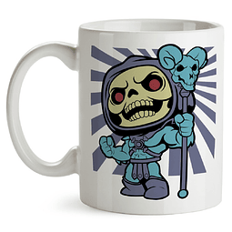 Mug Skeletor Tipo Pop