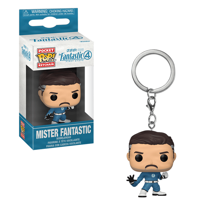 Mister Fantastic Llavero Funko Pop Fantastic Four First Steps 1