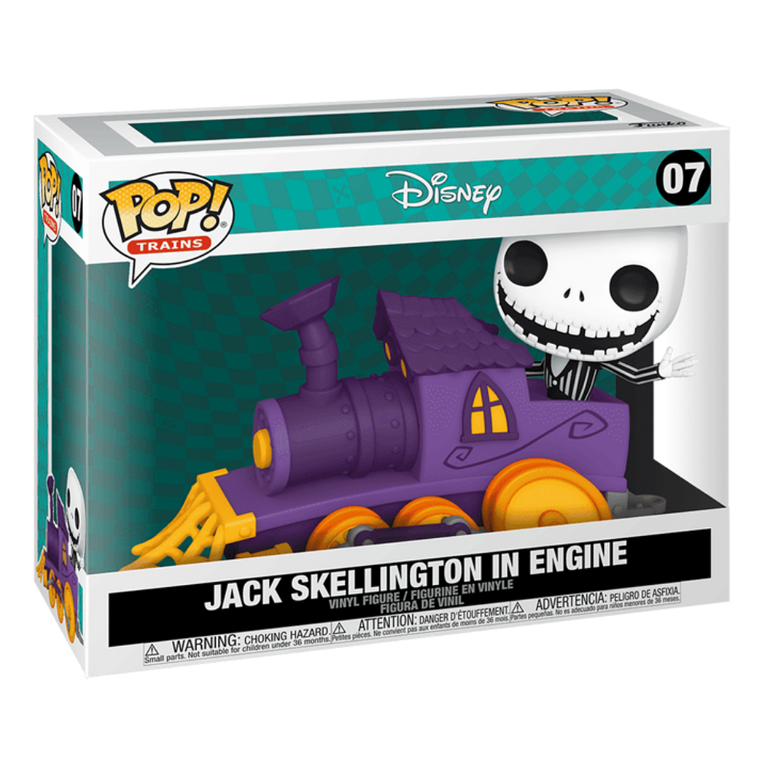 Jack Skellington In Engine Funko Pop Disney Trains 07 3