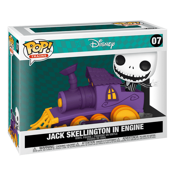 Jack Skellington In Engine Funko Pop Disney Trains 07 3