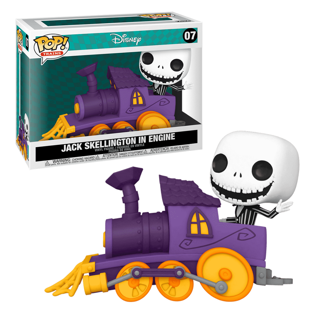 Jack Skellington In Engine Funko Pop Disney Trains 07 1