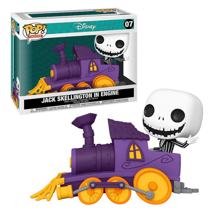 Jack Skellington In Engine Funko Pop Disney Trains 07 1