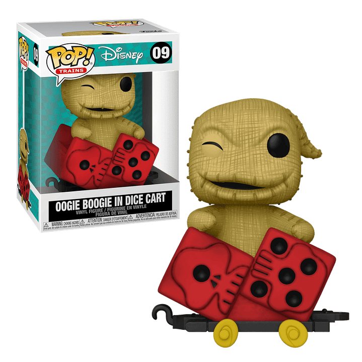 Oogie Boogie In Dice Cart Funko Pop Disney Trains 09 1