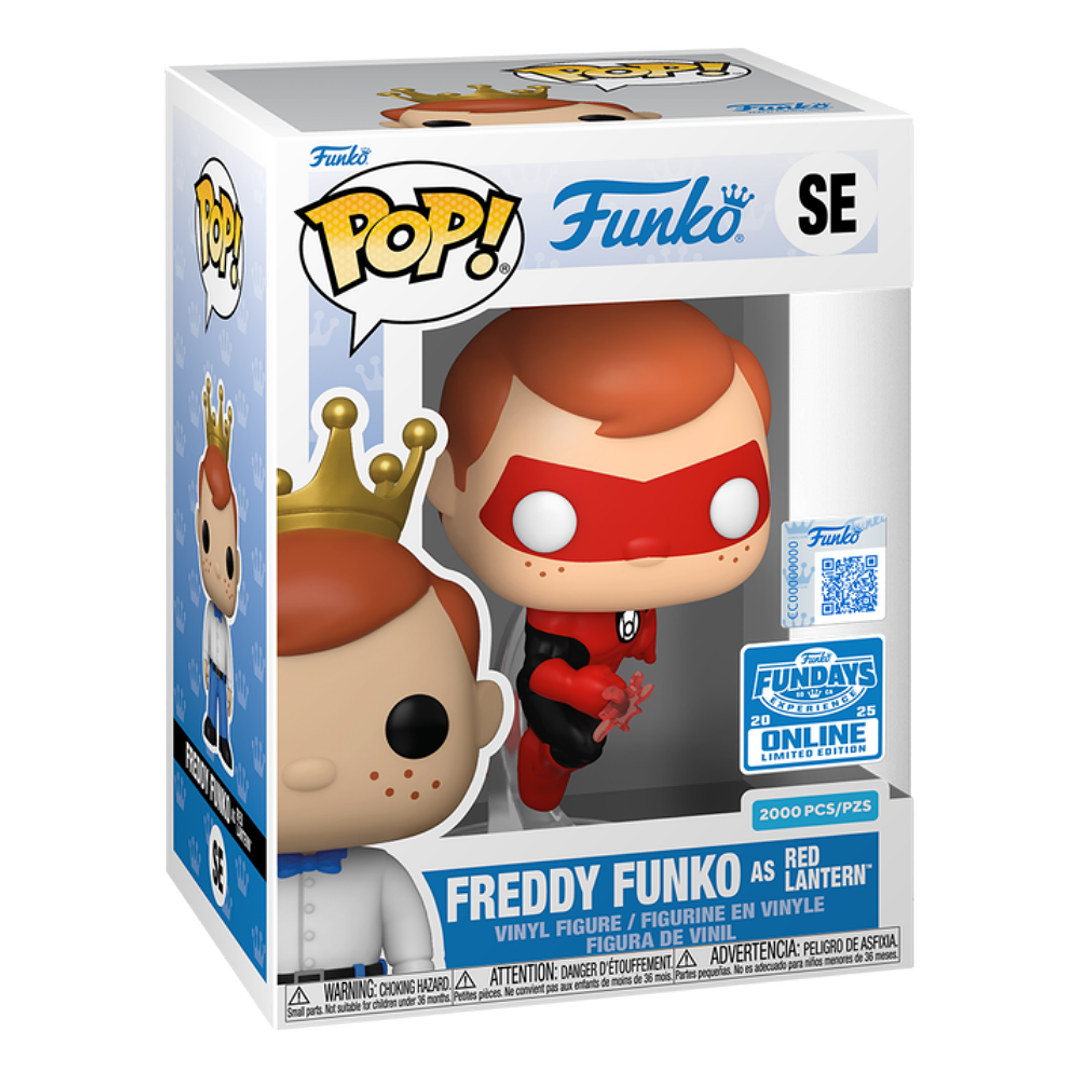 Freddy Funko As Red Lantern Funko Pop SE Fundays 2025 3