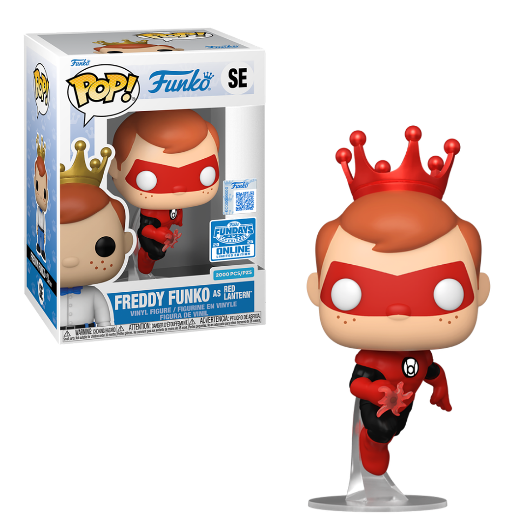 Freddy Funko As Red Lantern Funko Pop SE Fundays 2025 1