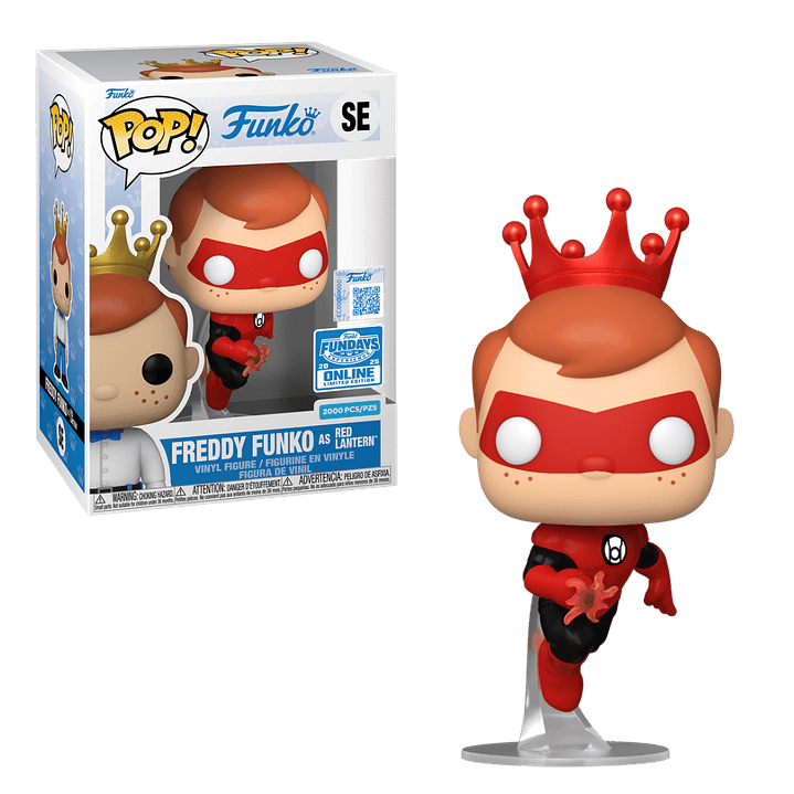 Freddy Funko As Red Lantern Funko Pop SE Fundays 2025 1