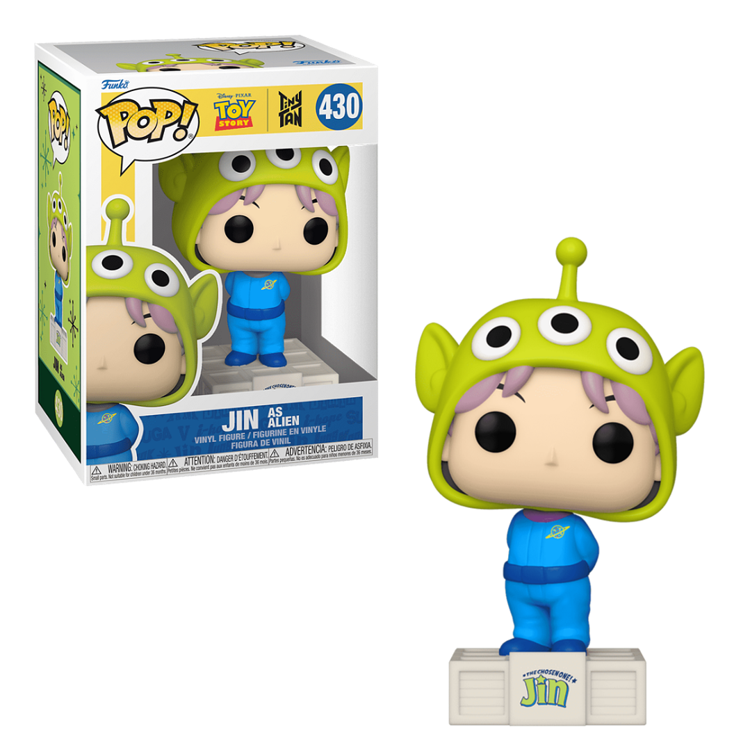 Jin As Alien Funko Pop BTS Toy Story TinyTAN 430 1