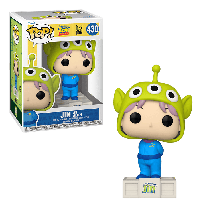 Jin As Alien Funko Pop BTS Toy Story TinyTAN 430 1