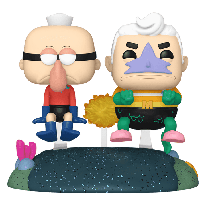 Mermaidman & Barnacleboy With The Invisible Boatmobile Funko Pop SpongeBob SquarePants 126 Amazon 2