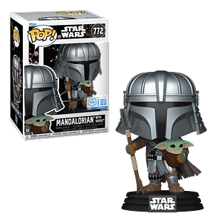 Mandalorian With Grogu Funko Pop Star Wars 772 Funko Shop