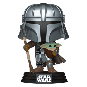 Mandalorian With Grogu Funko Pop Star Wars 772 Funko Shop
