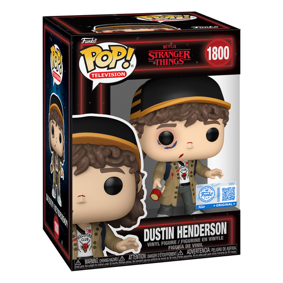 Dustin Henderson Funko Pop Stranger Things 1800 Hot Topic 2
