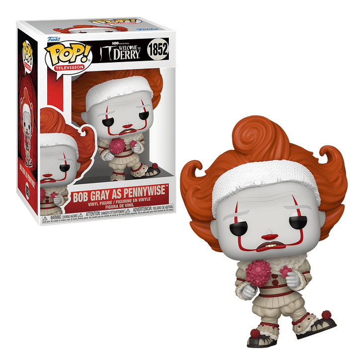 Bob Gray As Pennywise Funko Pop It Welcome To Derry 1852 1
