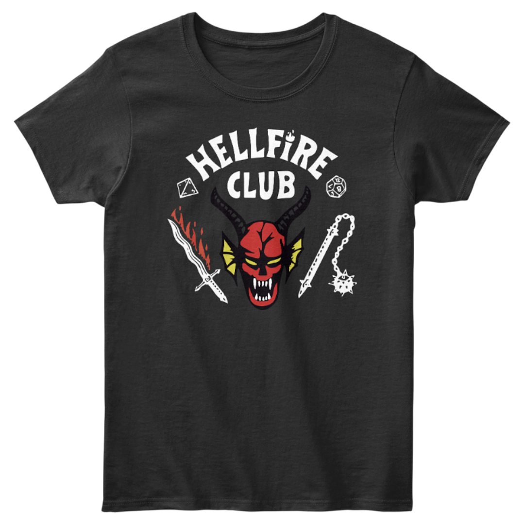Camiseta Mujer Hellfire Club Stranger Things 1