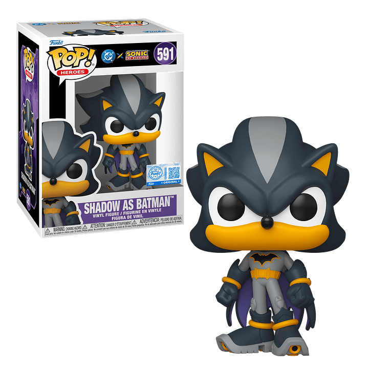 Shadow As Batman Funko Pop DC x Sonic The Hedgehog 591 Target 1