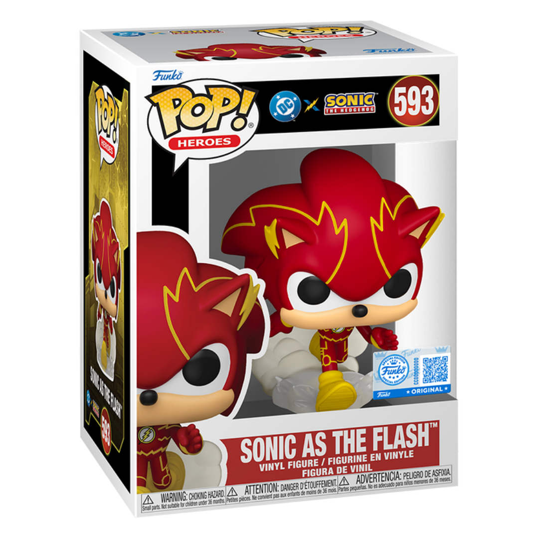 Sonic As The Flash Funko Pop DC x Sonic The Hedgehog 593 Target 3