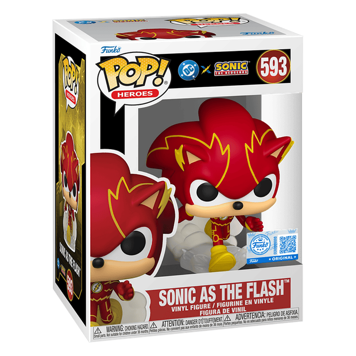 Sonic As The Flash Funko Pop DC x Sonic The Hedgehog 593 Target 3