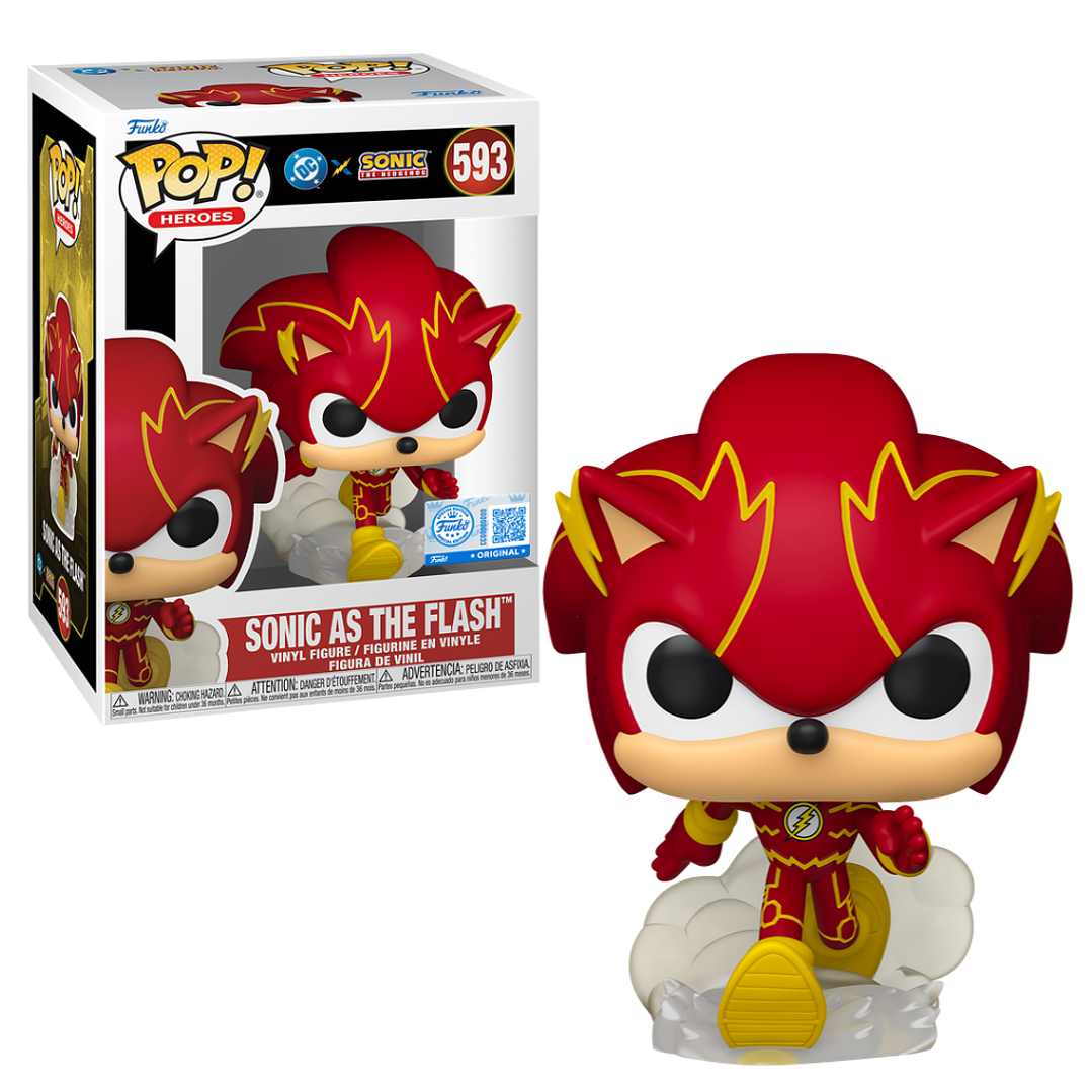 Sonic As The Flash Funko Pop DC x Sonic The Hedgehog 593 Target 1