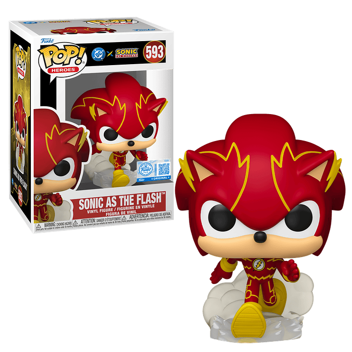 Sonic As The Flash Funko Pop DC x Sonic The Hedgehog 593 Target 1