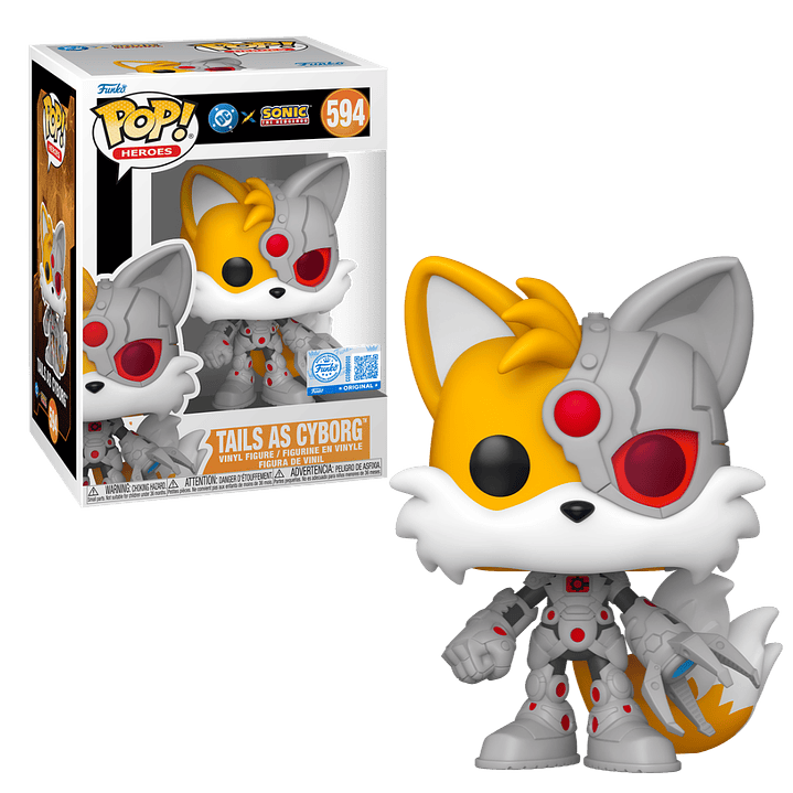 Tails As Cyborg Funko Pop DC x Sonic The Hedgehog 594 Target 1