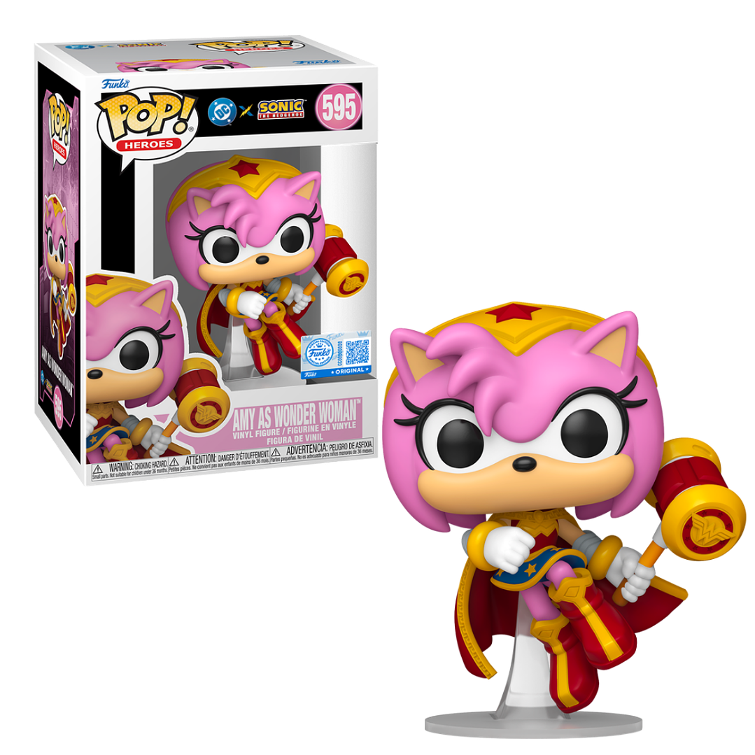 Amy As Wonder Woman Funko Pop DC x Sonic The Hedgehog 595 Target 1