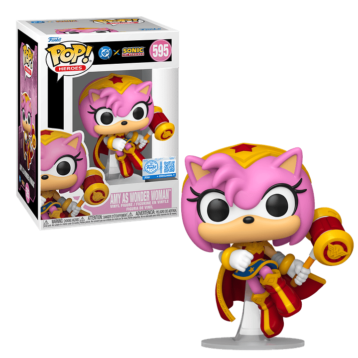 Amy As Wonder Woman Funko Pop DC x Sonic The Hedgehog 595 Target 1
