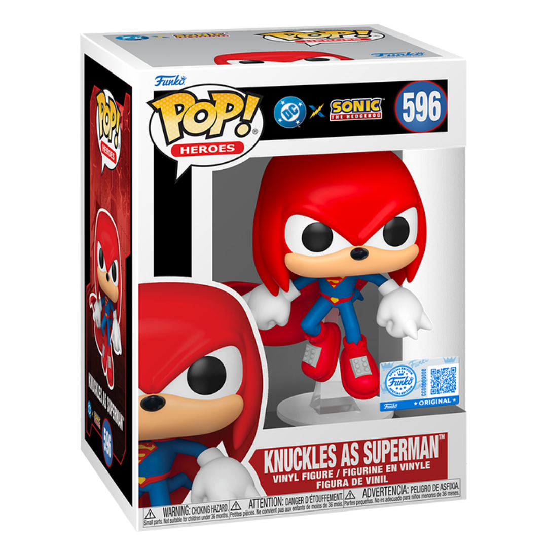 Knuckles As Superman Funko Pop DC x Sonic The Hedgehog 596 Target 3