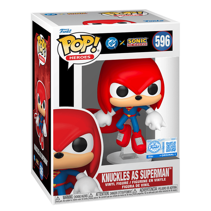 Knuckles As Superman Funko Pop DC x Sonic The Hedgehog 596 Target 3