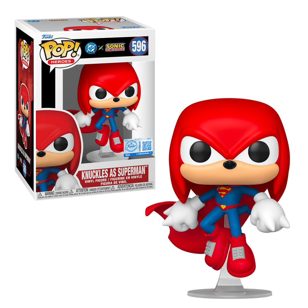 Knuckles As Superman Funko Pop DC x Sonic The Hedgehog 596 Target 1