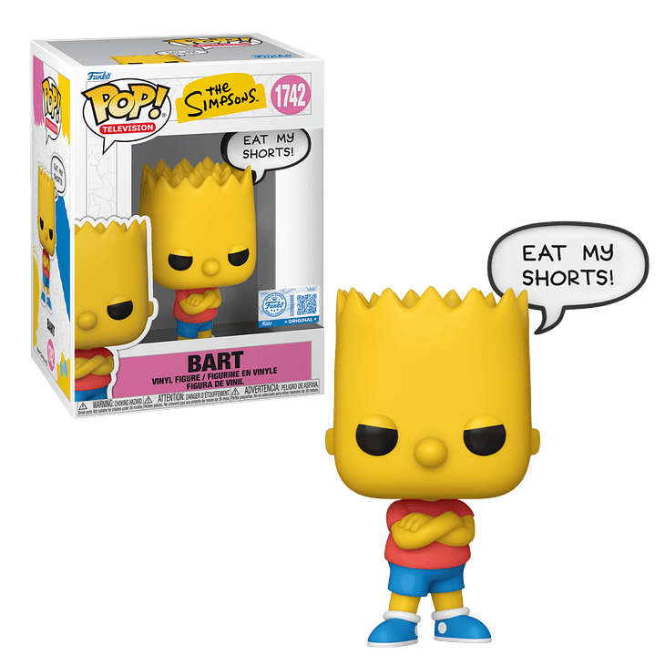 Bart Funko Pop The Simpsons 1742 Specialty Series 1