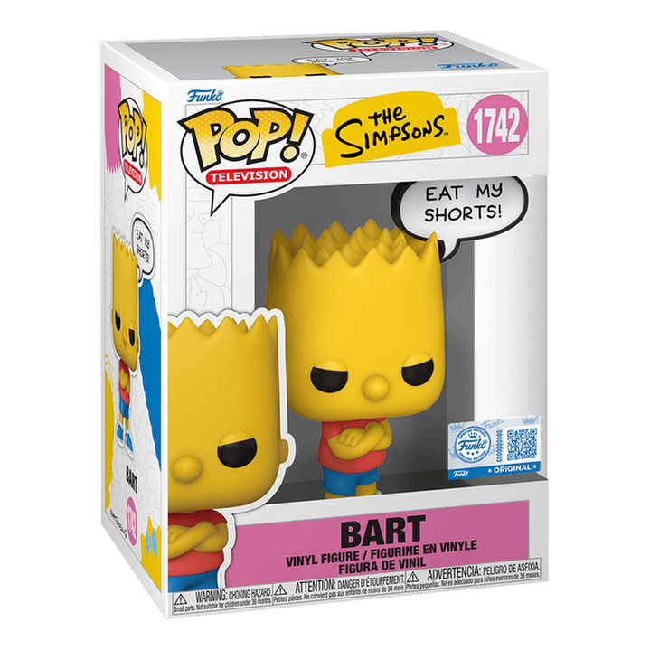Bart Funko Pop The Simpsons 1742 Specialty Series 3