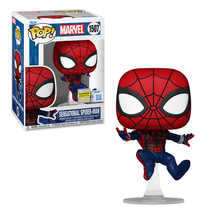 Sensational Spider-Man Funko Pop Marvel 1507 SDCC 2025 1