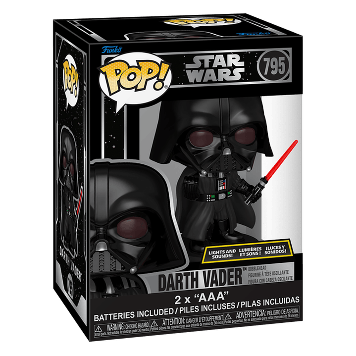 Darth Vader Funko Pop Star Wars 795 Lights & Sounds 4