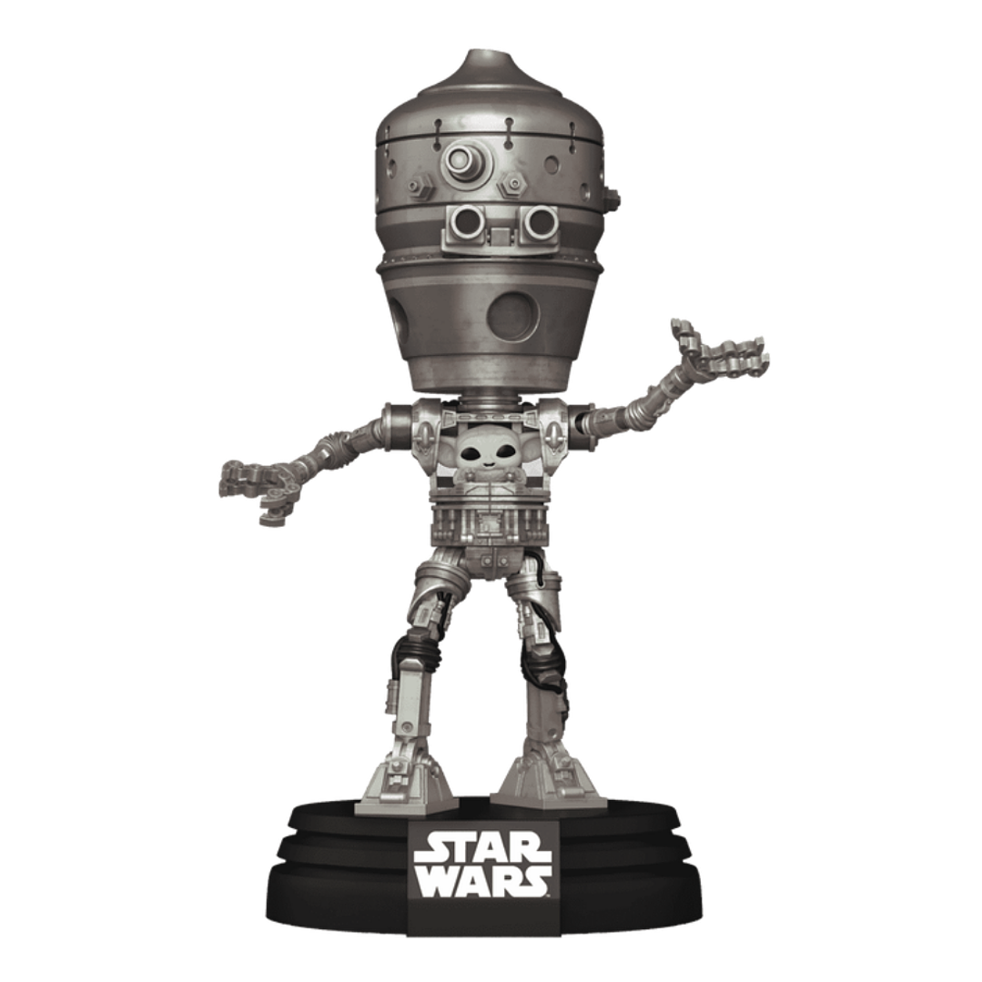 IG-12 With Grogu Funko Pop Star Wars 720 Funko Shop Lights & Sounds 3