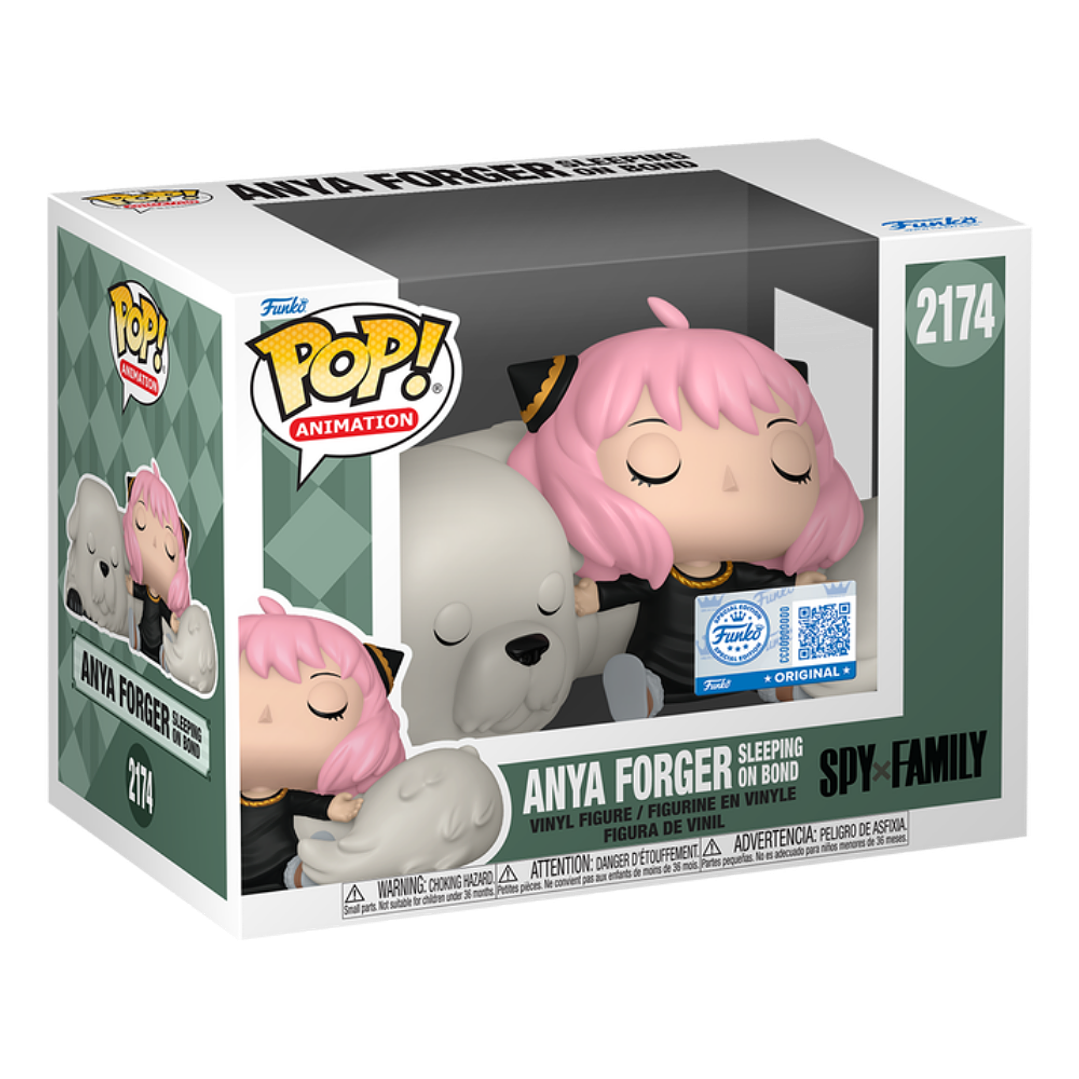 Anya Forger Sleeping On Bond Funko Pop Spy X Family 2174 Amazon 3