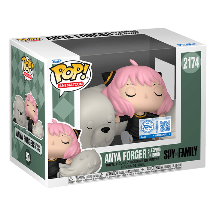 Anya Forger Sleeping On Bond Funko Pop Spy X Family 2174 Amazon 3