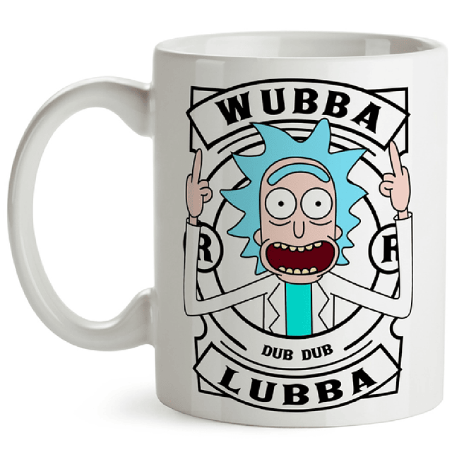 Mug Rick Wubba Lubba Dub Dub Rick And Morty