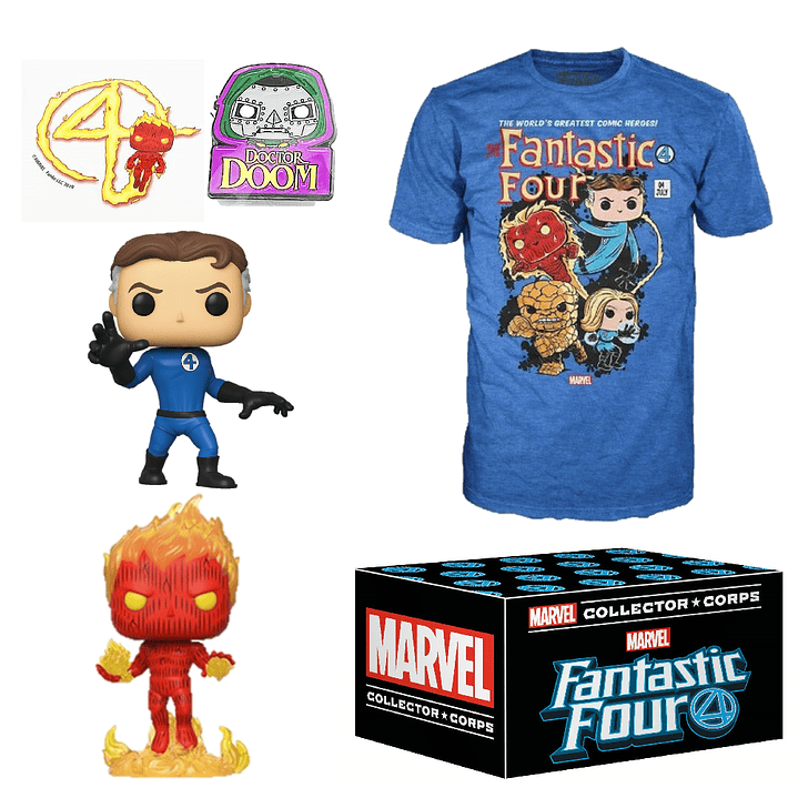 Funko Pop Marvel Collector Corps Fantastic Four 2