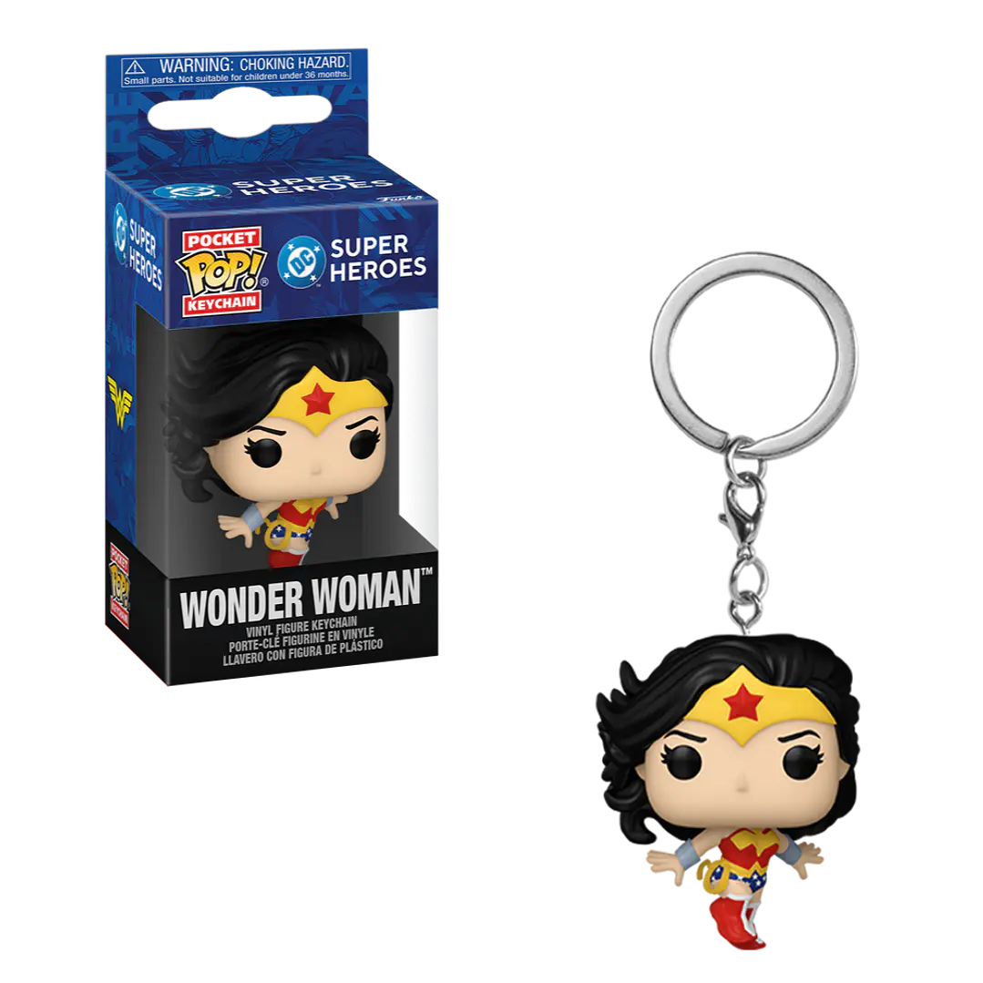 Wonder Woman Llavero Funko Pop DC Comics 1