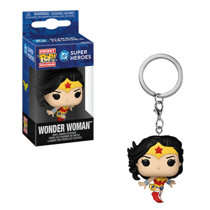 Wonder Woman Llavero Funko Pop DC Comics 1
