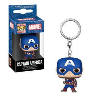 Captain America Llavero Funko Pop Marvel