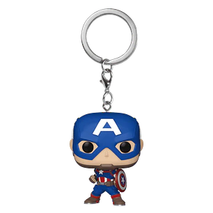 Captain America Llavero Funko Pop Marvel