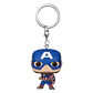 Captain America Llavero Funko Pop Marvel - Miniatura 2