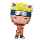 Naruto Uzumaki Sasuke Paw Encyclopedia Funko Pop Naruto Shippuden 1980 SDCC 2025 - thumbnail 2