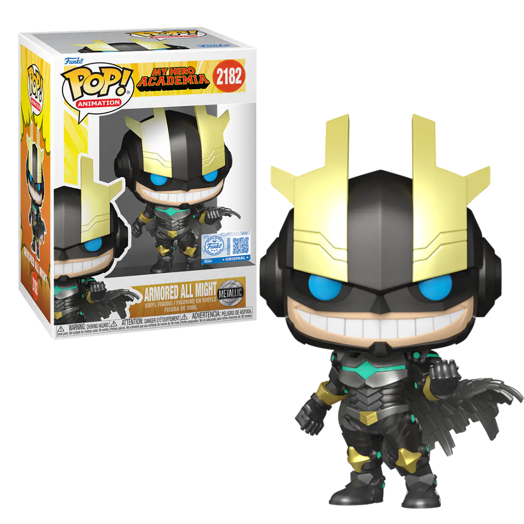 Armored All Might Funko Pop My Hero Academia 2182 Gamestop 1