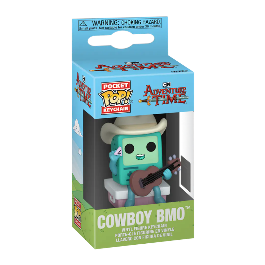 Cowboy BMO Llavero Funko Pop Adventure Time Hot Topic 3