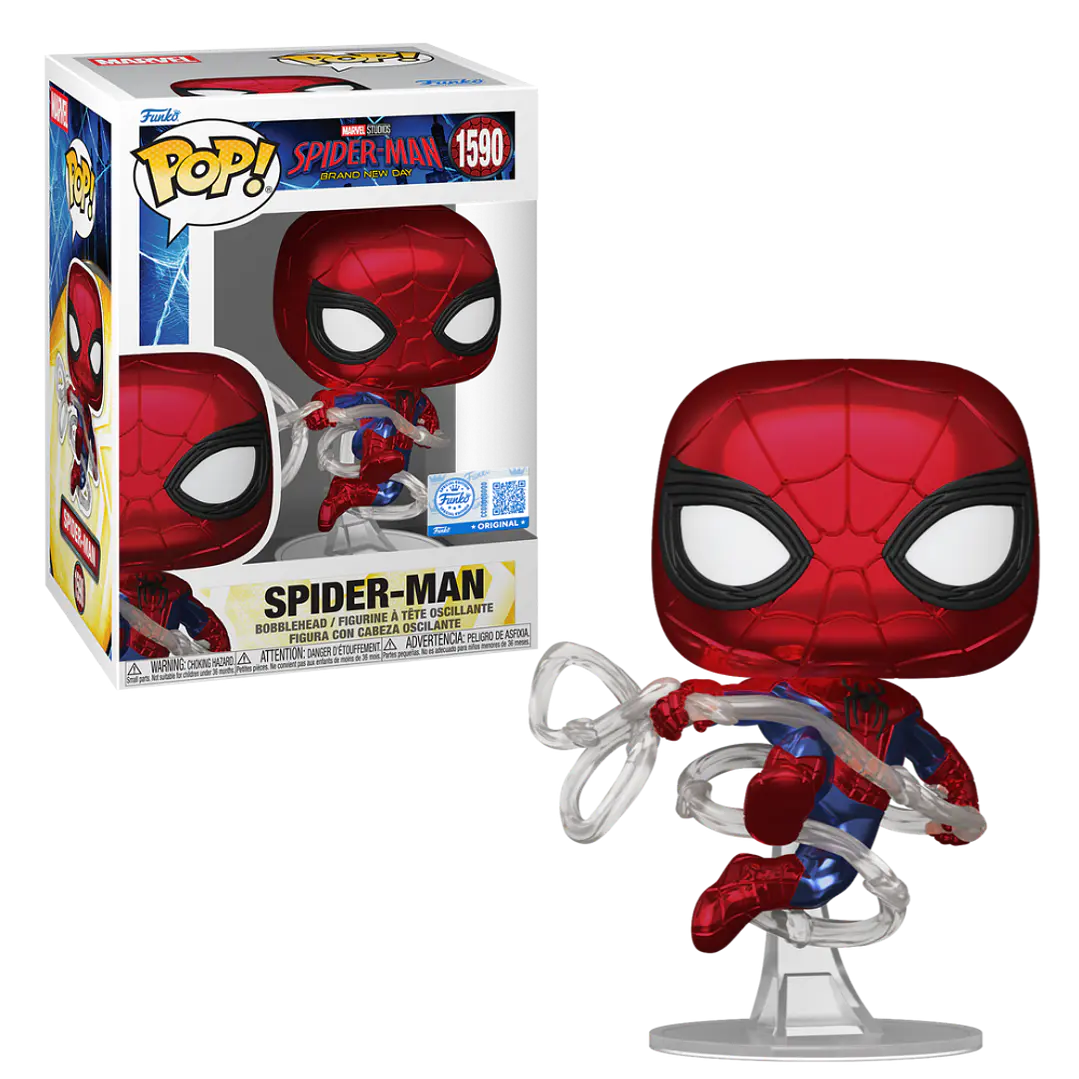 Spider-Man Funko Pop Spider-Man Brand New Day 1590 Hot Topic 1