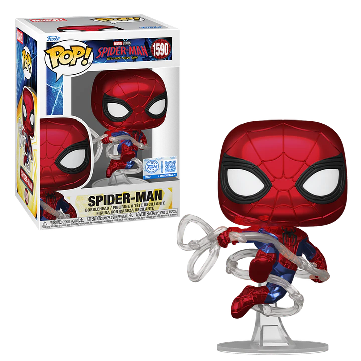 Spider-Man Funko Pop Spider-Man Brand New Day 1590 Hot Topic 1