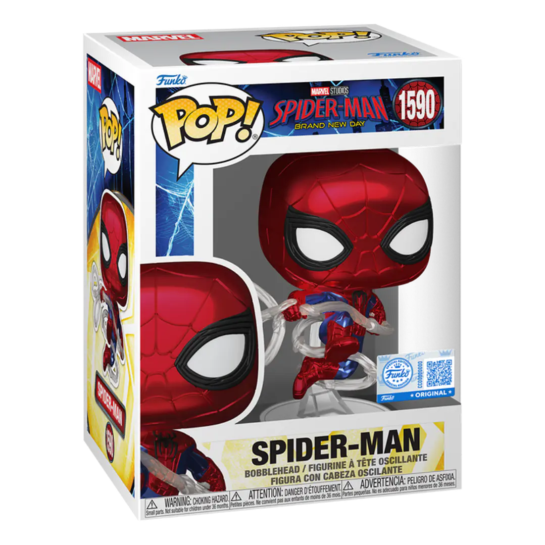 Spider-Man Funko Pop Spider-Man Brand New Day 1590 Hot Topic 3